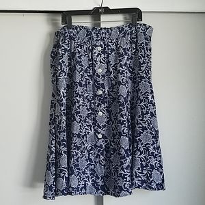 Button Front Skirt